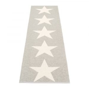 Pappelina Viggo Star Matto Stone Metallic 70x150 Cm