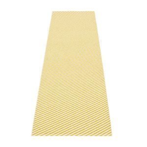 Pappelina Will Matto Mustard / Vanilla 70x250 Cm