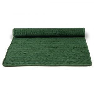 Rug Solid Cotton Matto Guilty Green 75x200 Cm