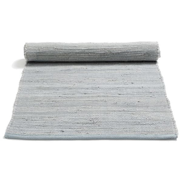 Rug Solid Cotton Matto Reuna Harmaa 75x300 Cm