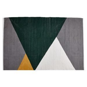 Rug Solid Horizon Villamatto Vihreä / Meripihka 160x240 Cm