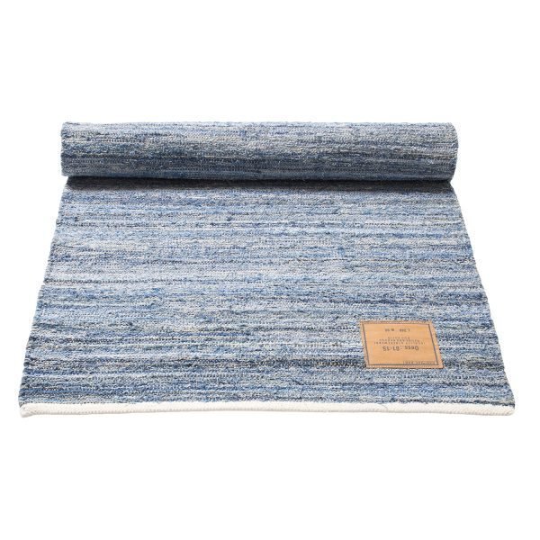 Rug Solid Jeans Matto Reuna 80x240 Cm