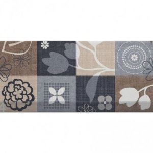 Salonloewe Matto Blumenmosaik 80x200 Cm