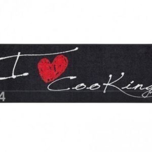 Salonloewe Matto I Love Cooking Heart 60x180 Cm