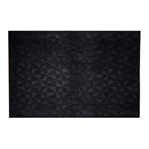 Tica Copenhagen Geo Metric Ovimatto Musta 60x90 Cm