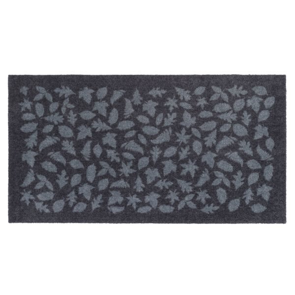 Tica Copenhagen Leaf Ovimatto Harmaa 67x120 Cm