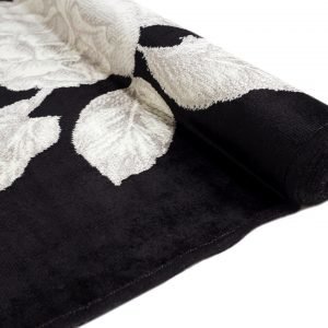 Vallila Heija Shiny Viskoosimatto Black 160x230 Cm