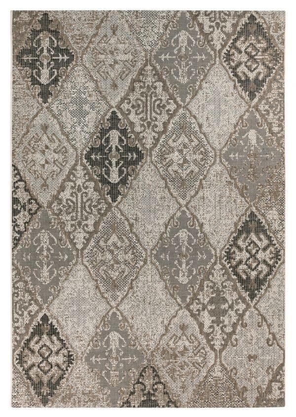 Vallila Oliver Matto Taupe Black 80x200 Cm