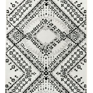 Vallila Traditio Shiny Matto White Black 68x220 Cm