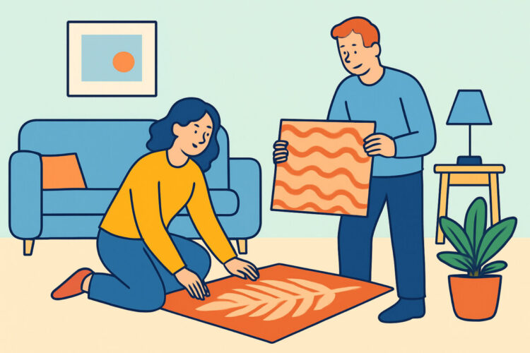 Maton valinta olohuoneeseen – koko materiaali ja tyyli